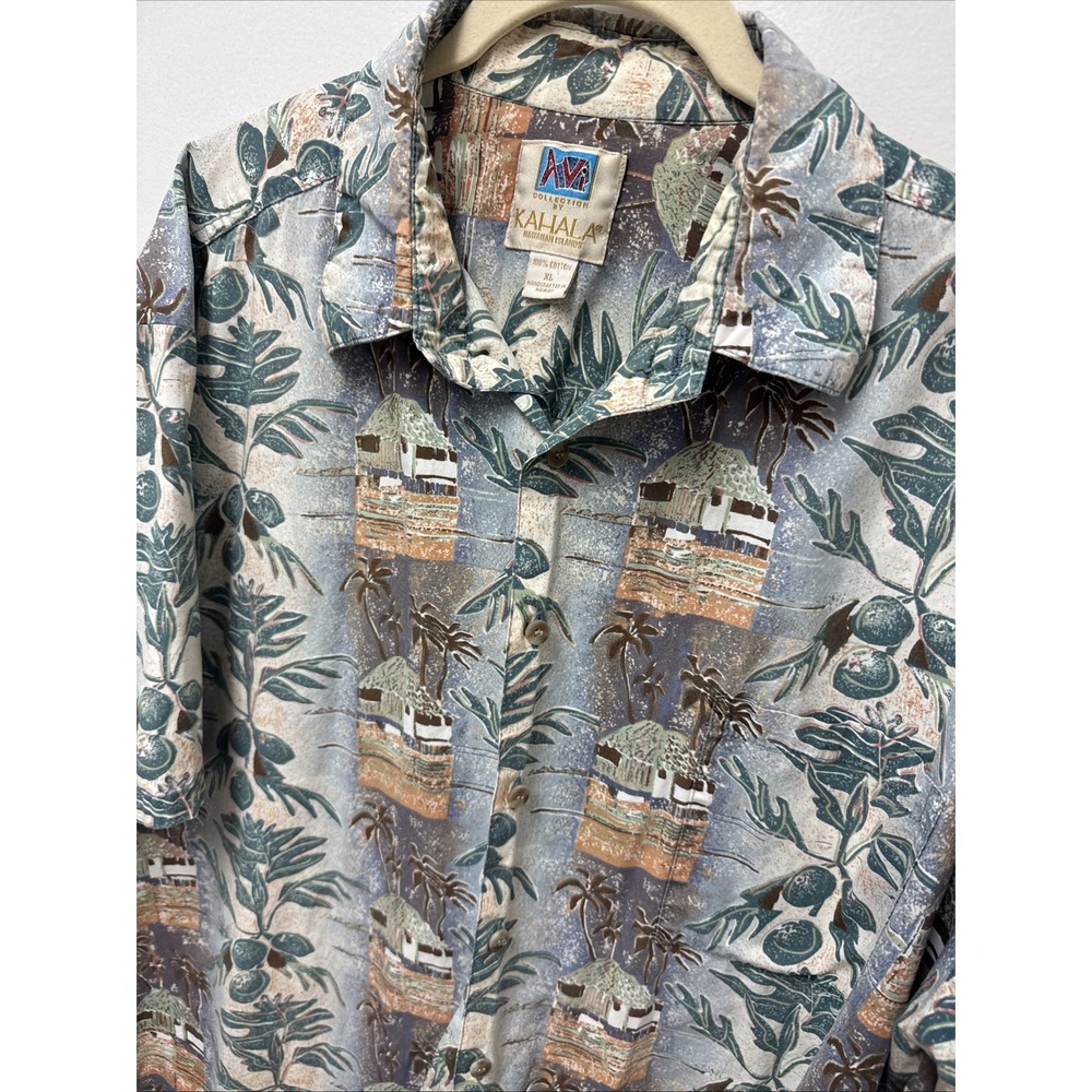 Vintage 90s Hawaiian Shirt Made‎ In Hawaii Tropical Cruise Shirt XL